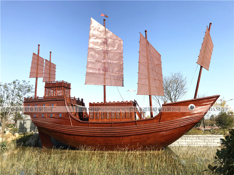 21米景观装饰福船